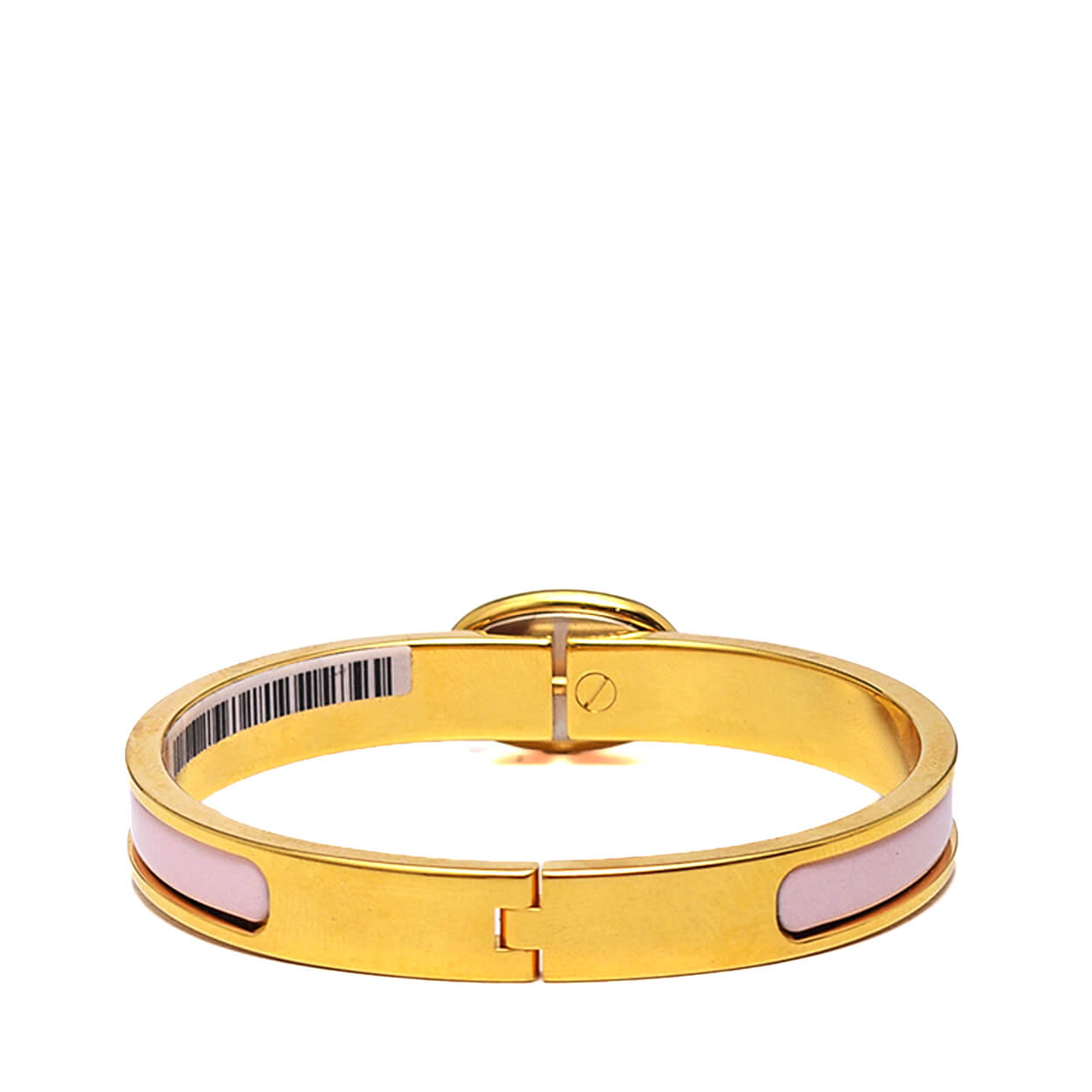 Hermes -Baby Pink Mini Clic Chaine d'Ancre Bracelet 